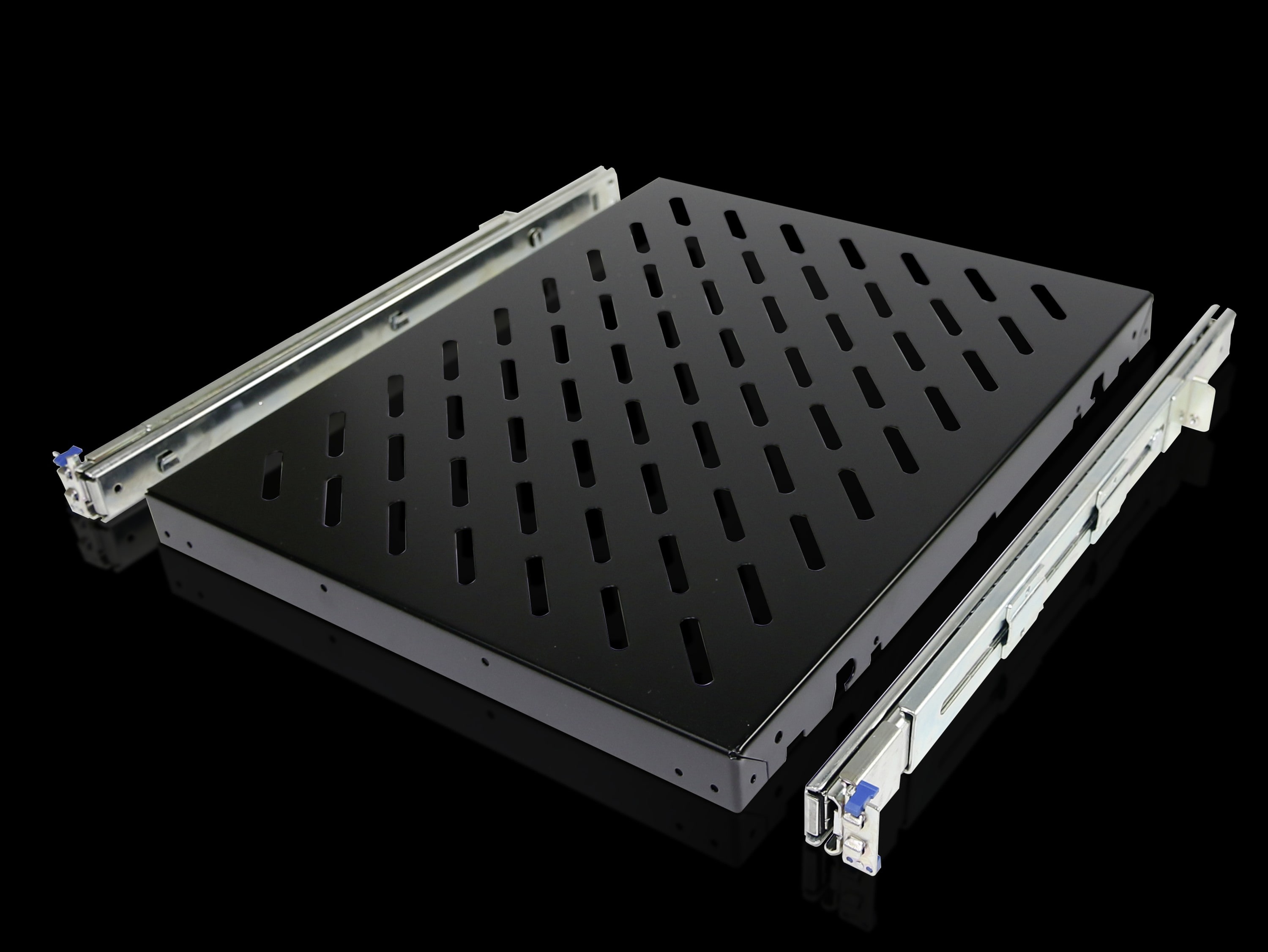 Rittal - Tablette extractible 19" réglable prof. 400-600, charge 50kg