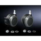 Rittal - Roulettes doubles orientables 2 avec/sans dispositif de blocage