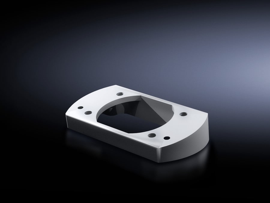 Rittal - Adaptateur d'inclinaison 10° pour bras porteur 120x65mm