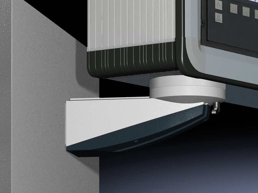 Rittal - Articulation murale avec bras porteur 700N-RAL7035/7024-1P.