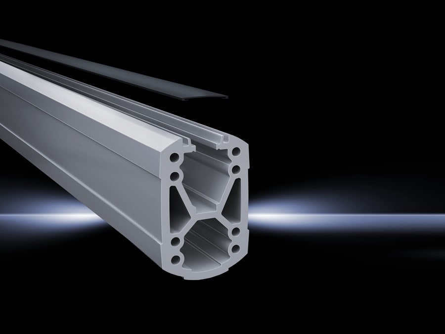 Rittal - Profilé à capot amovible pour bras porteur CP120 - L1000mm