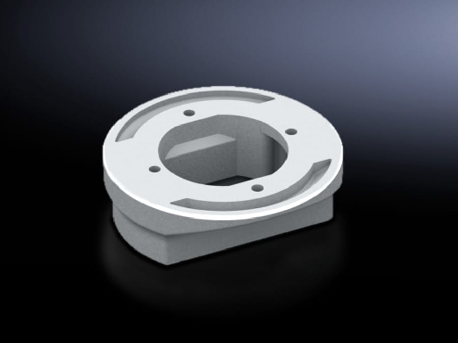 Rittal - Adaptateur bras porteur D130mm/120x65mm