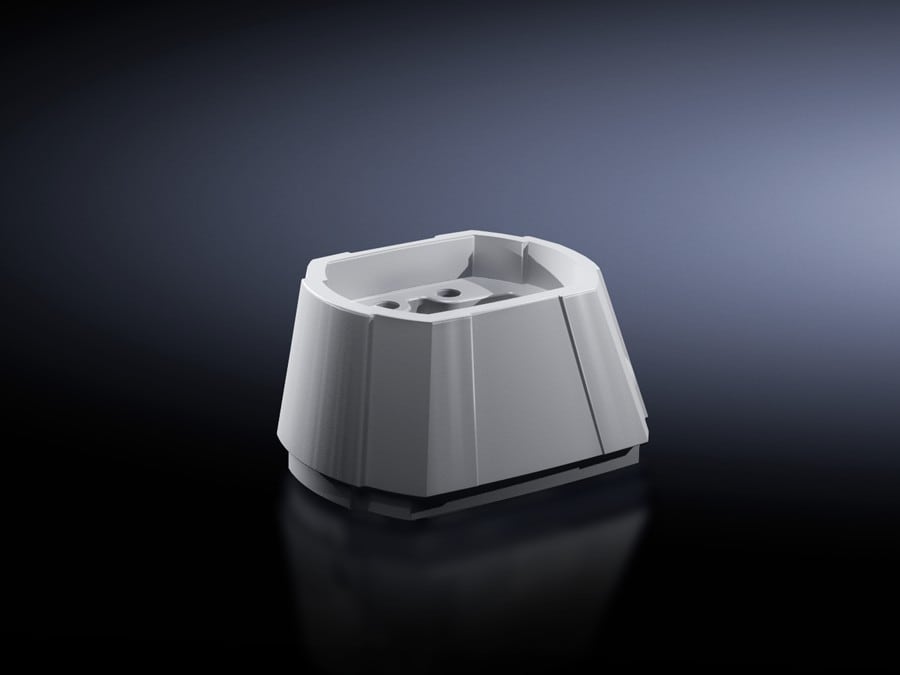 Rittal - Adaptateur bras porteur 120/60 RAL7035