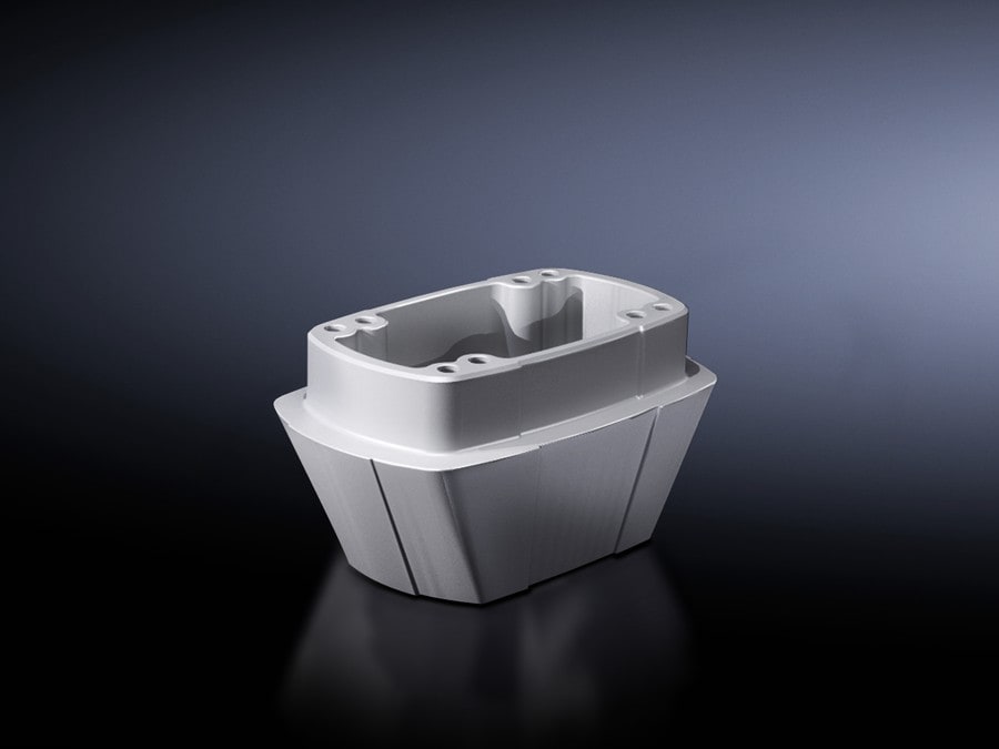 Rittal - Adaptateur bras porteur 180/120 RAL7035
