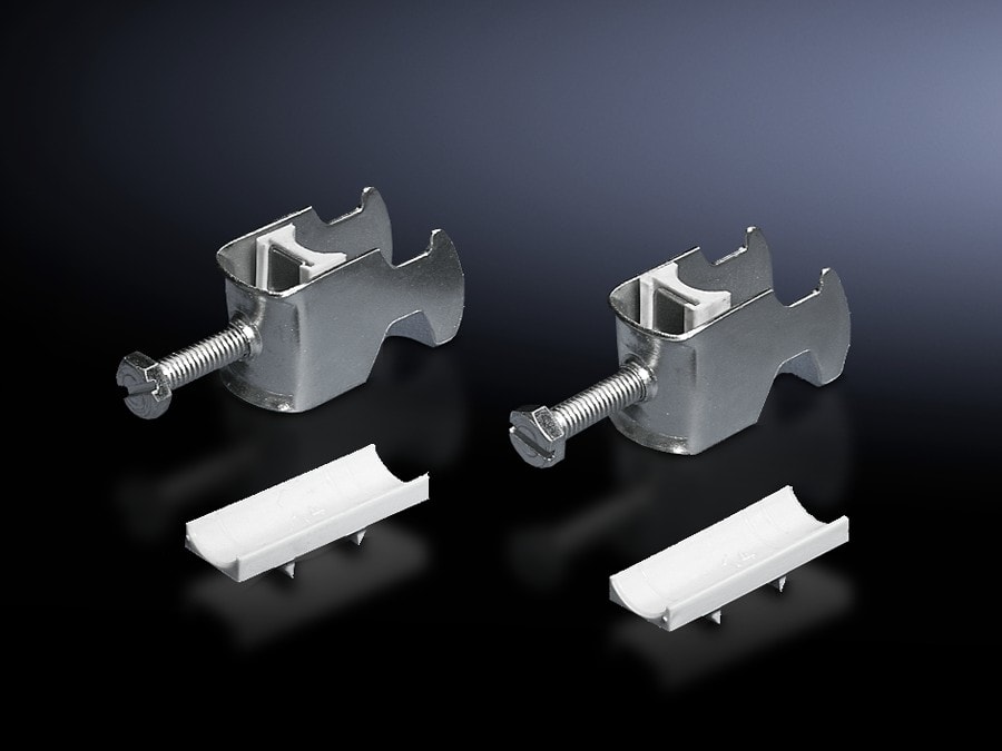 Rittal - Bride de câbles en tôle d'acier pour section de 18-22mm