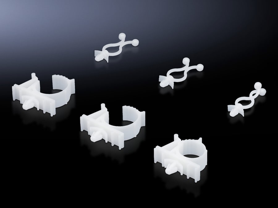 Rittal - Guide câbles polyamide enclipsable
