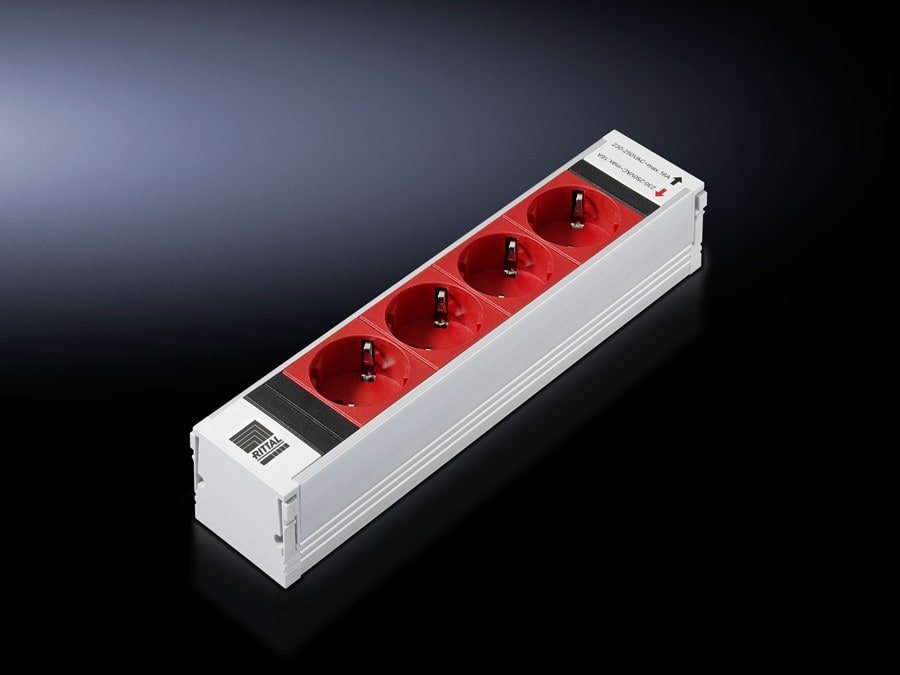 Rittal - Module PSM enfichable 4 prises Schuko