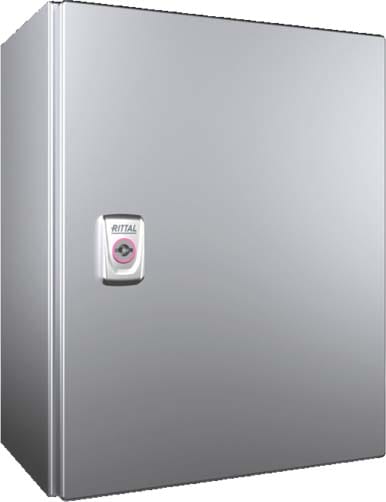Rittal - Coffret électrique - AX- inox - 1P - H380 L300 P210 - IP66 - plaque de montage