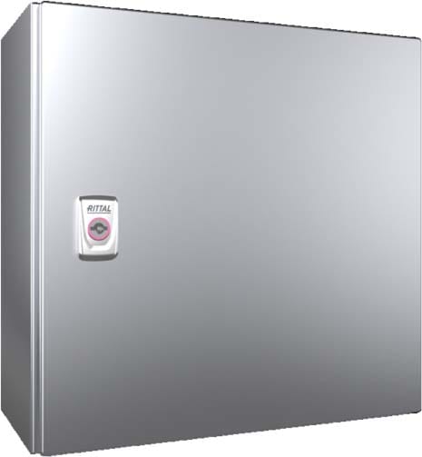 Rittal - Coffret électrique - AX- inox - 1P - L380 H380 P210 - IP66 - plaque de montage