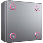 Rittal - Boîtier jonction - KX - inox - H150 L150 P80 - IP66 -sans plaque de montage