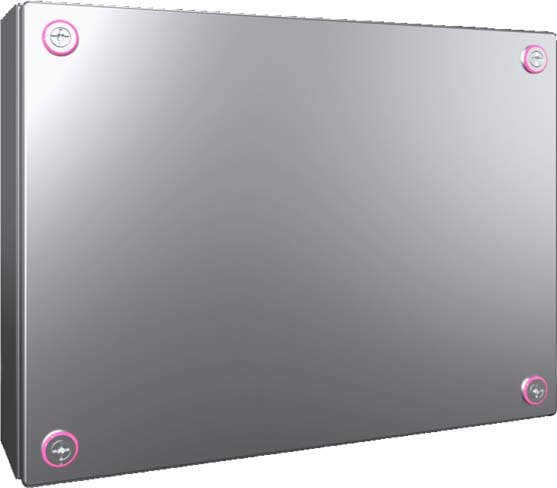 Rittal - Boîtier jonction - KX - inox - H300 L400 P120 - IP66 -sans plaque de montage
