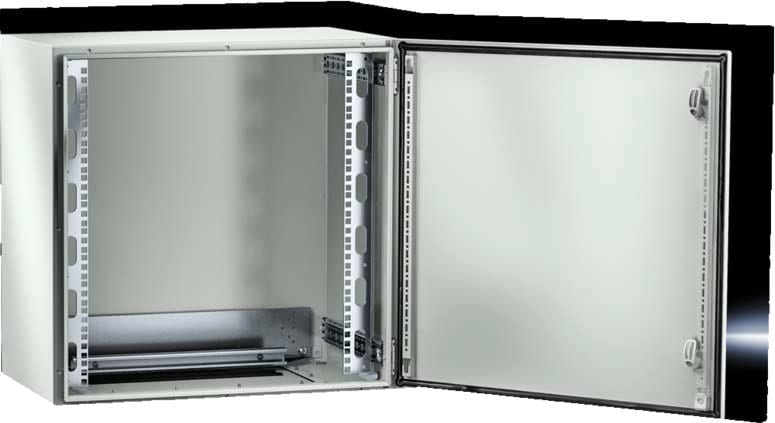 Rittal - Coffret mural IT - AX - 19" - L600 H600 P350 - IP56 - pour réseaux industriels