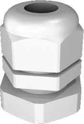 Rittal - 50 Passe-câbles à vis M 12x1,5 polyamide - SZ - presse-étoupe et contre-écrou