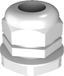 Rittal - 50 Passe-câbles à vis M 20x1,5 polyamide - SZ - presse-étoupe et contre-écrou