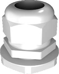 Rittal - 25 Passe-câbles à vis M 25x1,5 polyamide - SZ - presse-étoupe et contre-écrou