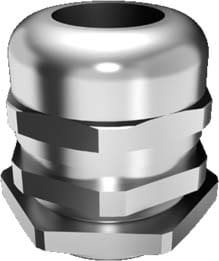 Rittal - 10 Passe-câbles à vis M 20x1,5 en laiton - SZ - presse-étoupe et contre-écrou