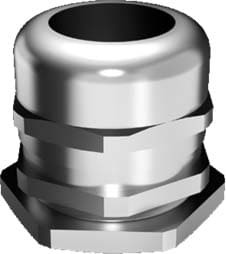 Rittal - 10 Passe-câbles à vis M 25x1,5 en laiton - SZ - presse-étoupe et contre-écrou