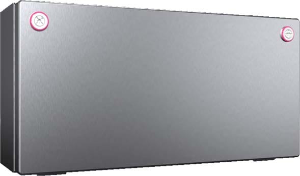 Rittal - Coffret Bus - KX - inox - H400 L200 P120 - IP66 - vitre dans le couvercle