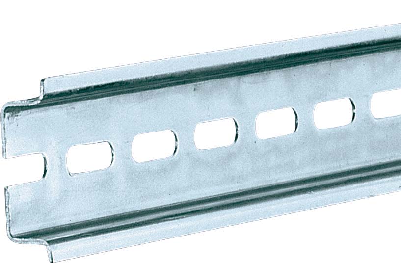 Rittal - 6 Rail porteur TS 35-7,5 - 2m - Pour encliqueter des borniers