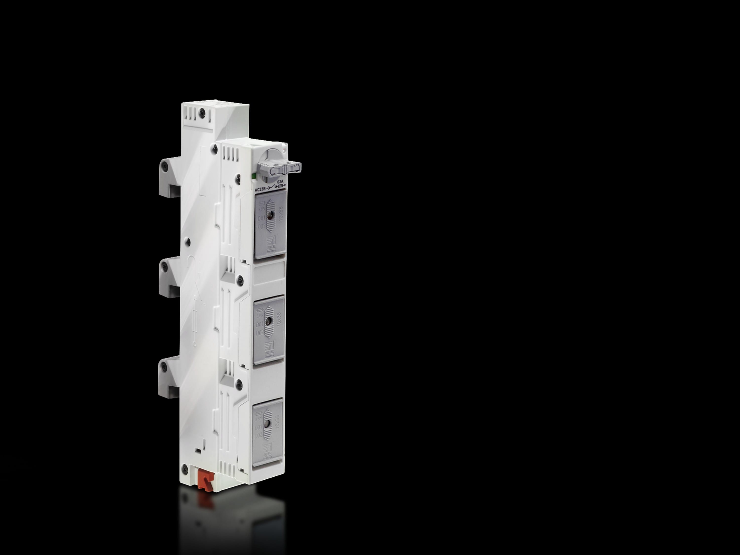 Rittal - Socle fusible curseur 63A tripolaire