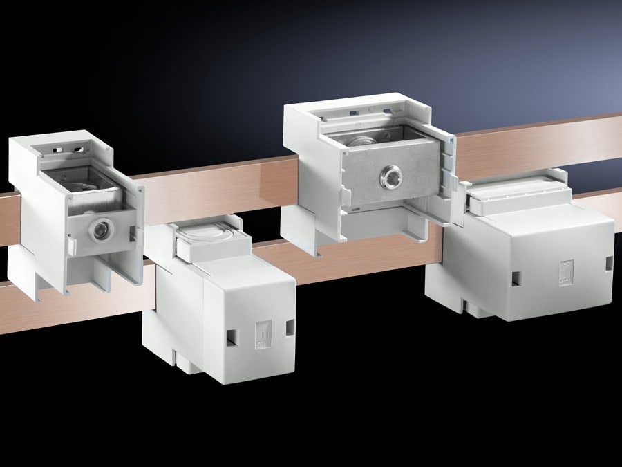Rittal - Bloc de raccordement RAL7035