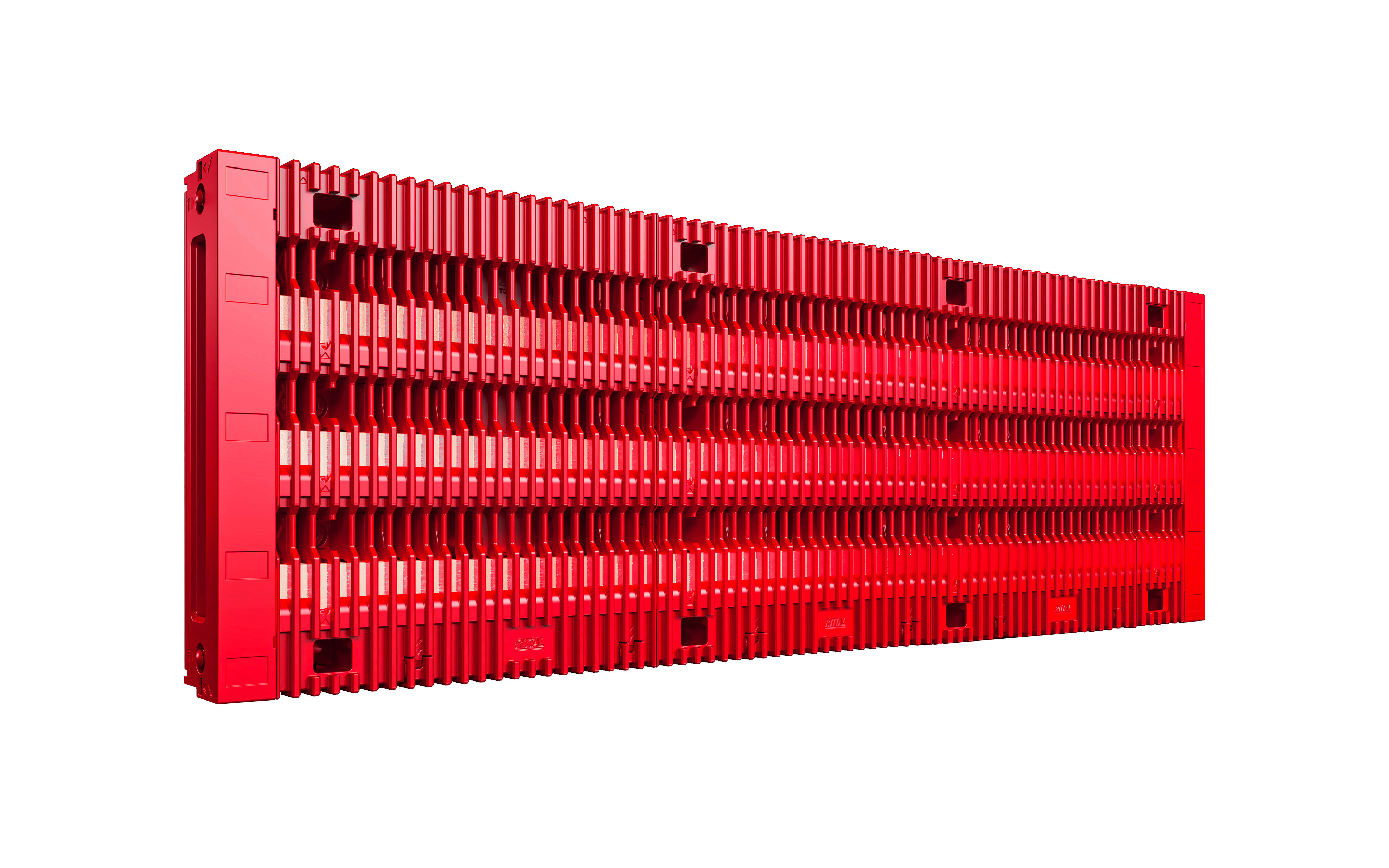 Rittal - 1 Tableau complet RiLineX 800 A tripolaire, pour armoires électriques L1200 mm
