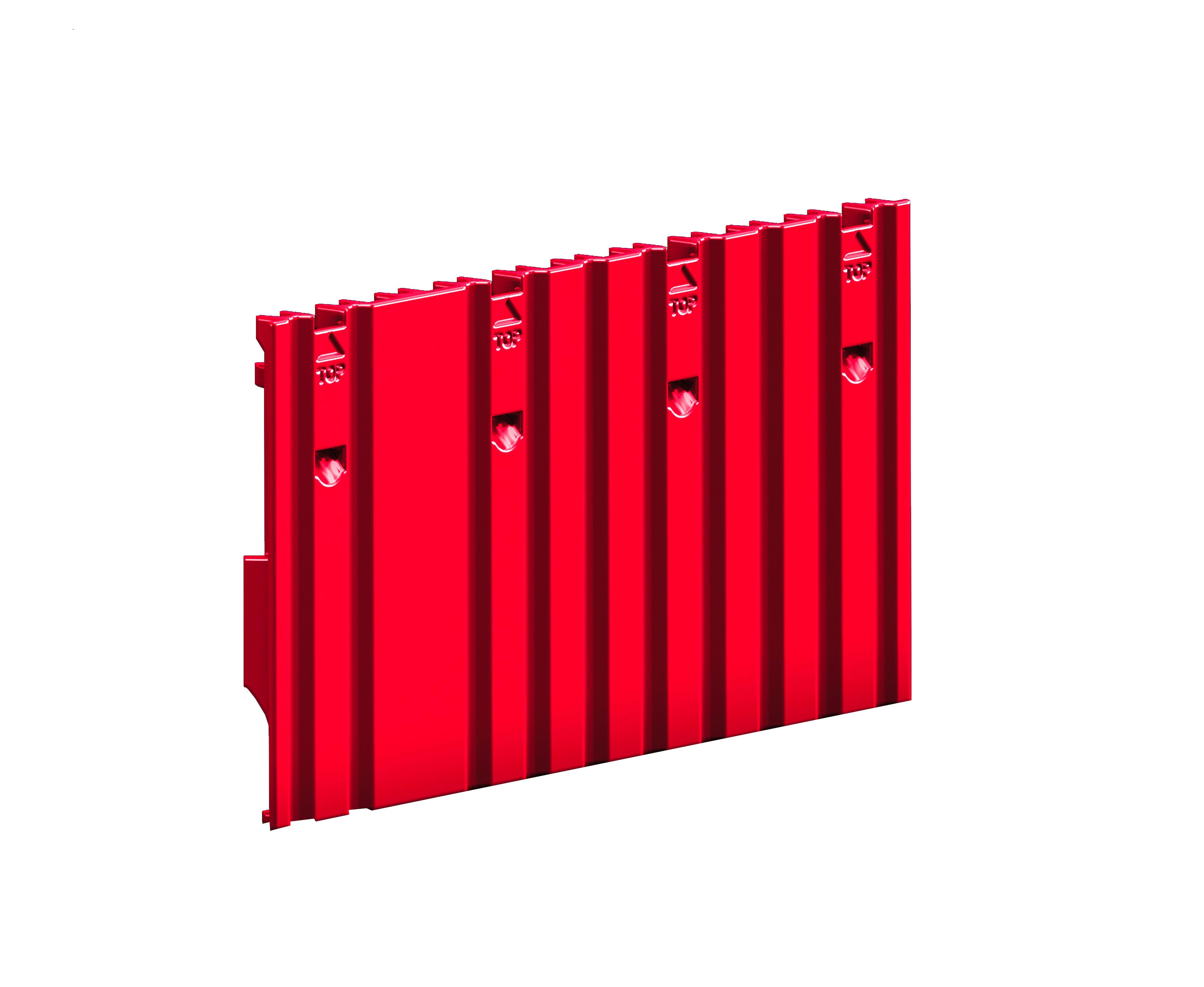 Rittal - 10 Bandes de recouvrement pour tableau RiLineX et module de base L100 H60