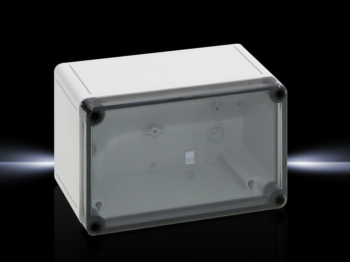 Rittal - Boîtiers PK couvercle transparent en polycarbonate L90 P80 H110