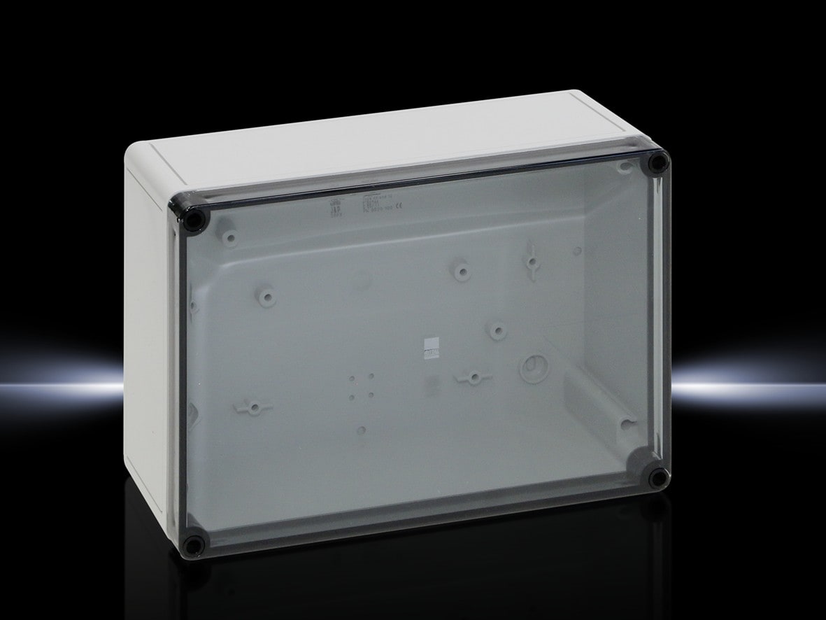 Rittal - Boîtiers PK couvercle transparent en polycarbonate L90 P254 H180
