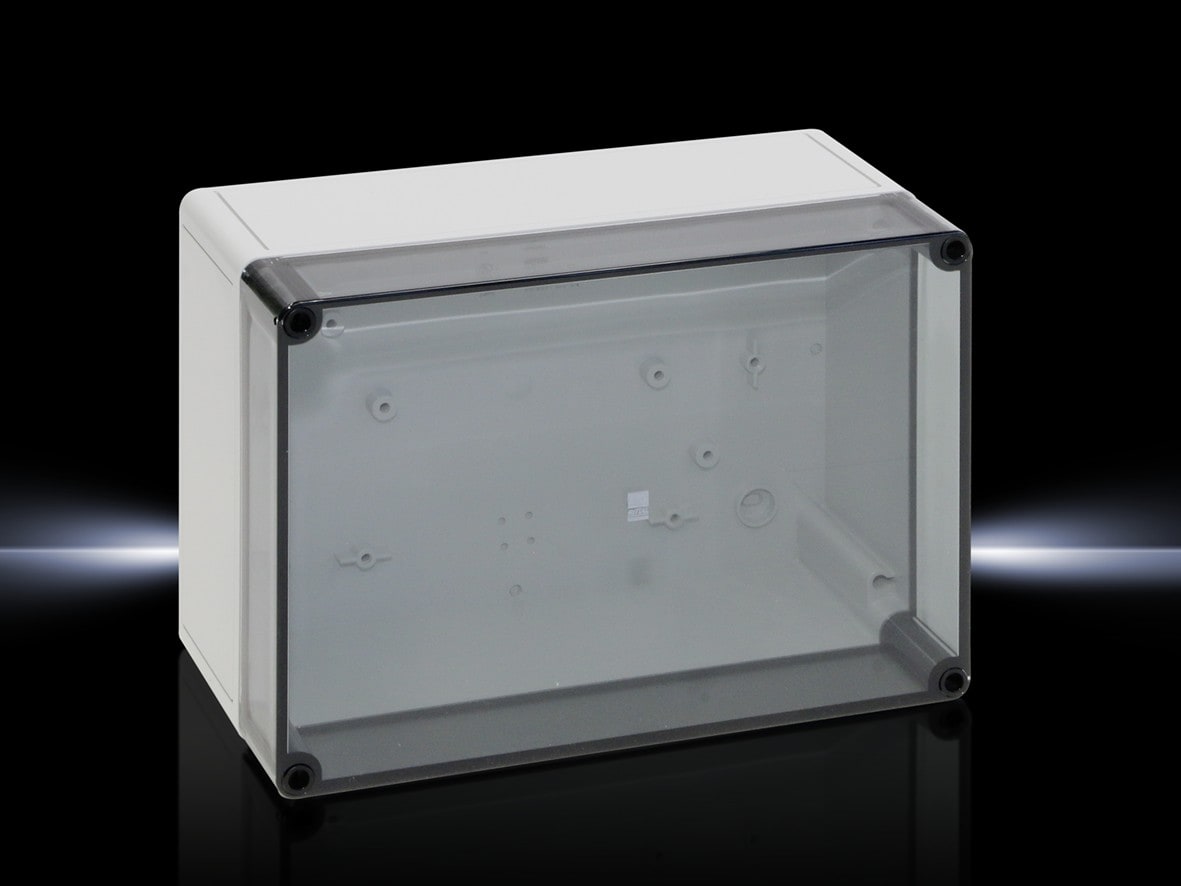 Rittal - Boîtiers PK couvercle transparent en polycarbonate L111 P254 H180