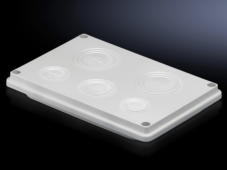 Rittal - Plaque passe-câbles ISV 2 x M25/32/40, 1 x M32/40/50, 2 x M40/50/63