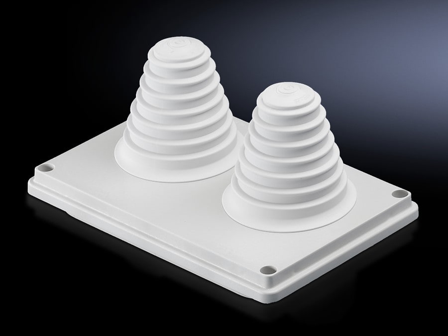 Rittal - Plaque passe-câbles ISV Avec tétines jusqu'à Ø 66 mm