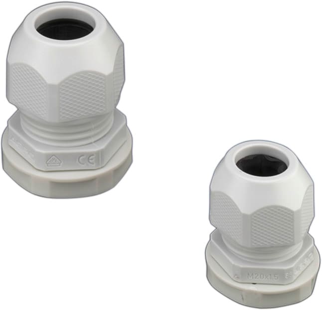 Rittal - 5 Passe-câbles à vis M 50x1,5 polyamide - SZ - presse-étoupe et contre-écrou