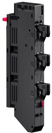 Rittal - 4 Sectionneurs à fusibles 63 A, 3 pôles, L : 27 mm