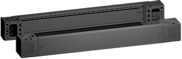 Rittal - 2 Plaque socle AV/AR avec pièce d'angle -VX25-TS-TSIT-SE-PC-IW-CM-TP -H100 L850