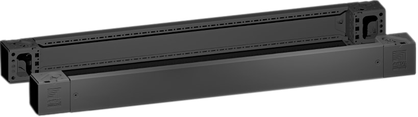 Rittal - 2 Plaque socle AV/AR avec pièce d'angle -VX25-TS-TSIT-SE-PC-IW-CM-TP -H100 L1100