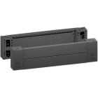 Rittal - 2 Plaque socle AV/AR avec pièce d'angle -VX25-TS-TSIT-SE-PC-IW-CM-TP -H200 L800