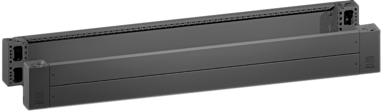 Rittal - 2 Plaque socle AV/AR avec pièce d'angle -VX25-TS-TSIT-SE-PC-IW-CM-TP -H200 L1600