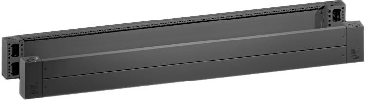 Rittal - 2 Plaque socle AV/AR avec pièce d'angle -VX25-TS-TSIT-SE-PC-IW-CM-TP -H200 L1800