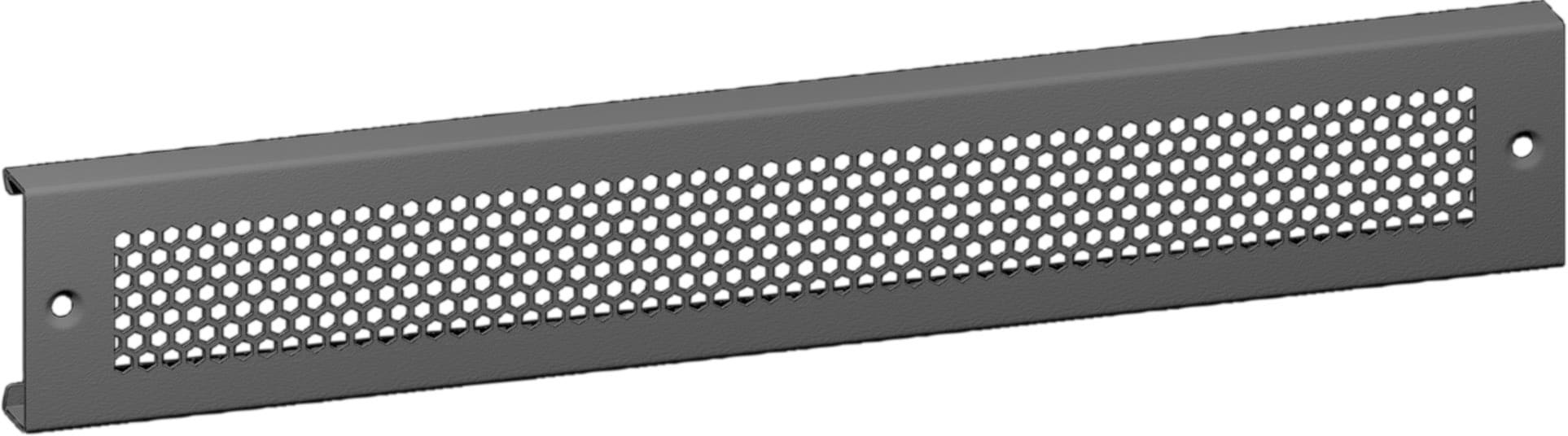 Rittal - 2 Plaque socle ajourée avec fentes d'aération - VX25- H100 L800 - tôle d'acier