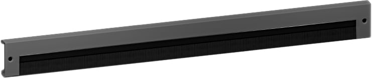 Rittal - 2 Plaques de socle avec brosse passe-câbles - VX25- H100 L1200 - tôle d'acier