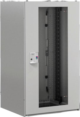 Rittal - Baie réseaux TX CableNet - avec portes vitrées - H1200 L600 P800