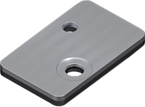 Rittal - 4 Adaptateurs de socle pour pieds de nivellement - VX - tôle d'acier