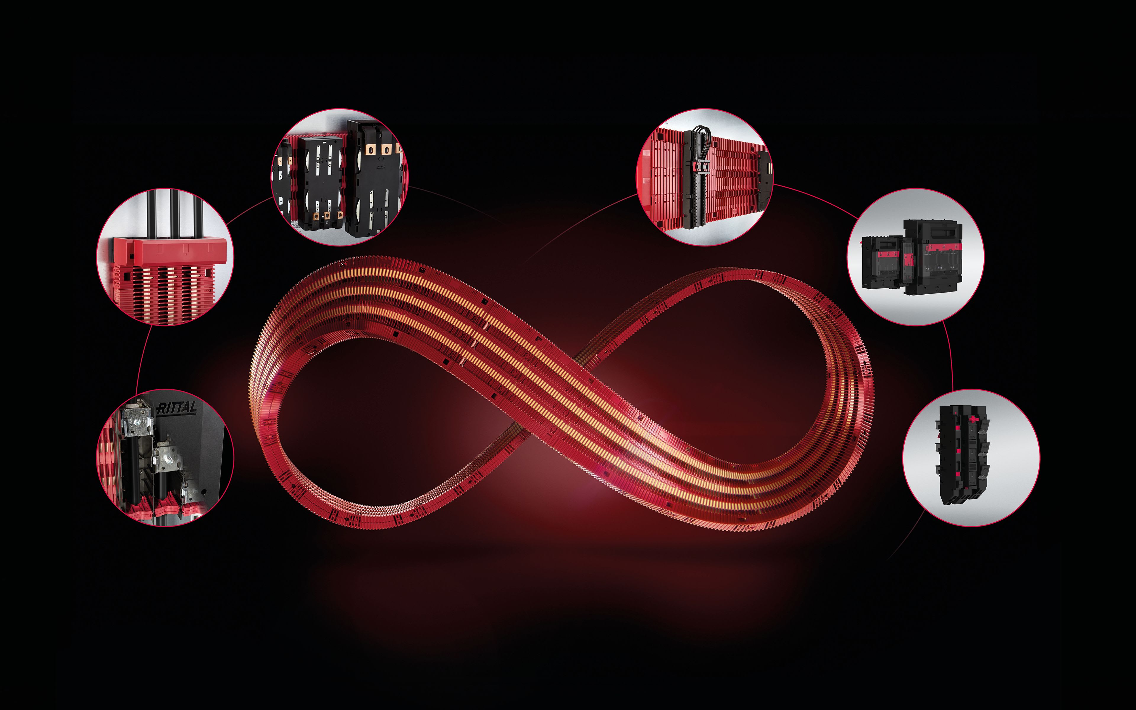 Rittal - Bride à étrier pour interrupteurs-sectionneurs à fusibles HPC taille 1