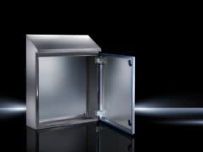 Rittal - Coffret - HD -1P - HAR769  HAV650 L390  P210 - plaque de montage - inox - IP66