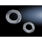 Rittal - 100 Rondelle de contact dentelée pour filetage M8 - SZ