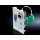 Rittal - Volet d'interface IP65 - SZ - Cadre de montage simple, avec volet en plastique