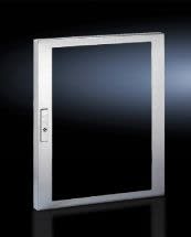 Rittal - Fenêtre vitrée inox L522H600P38