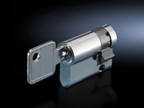 Rittal - 2 Serrure demi-cylindre 40mm