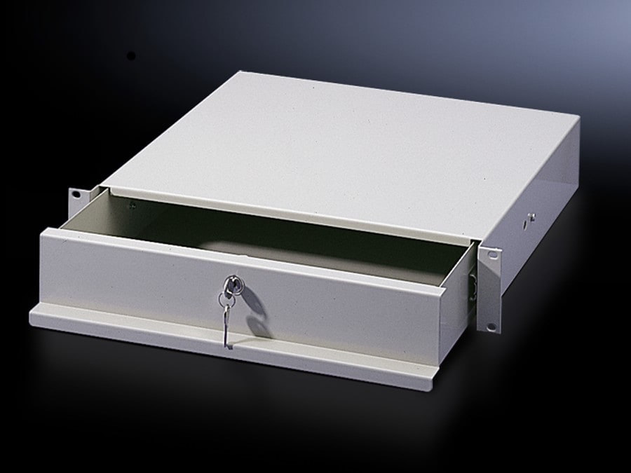 Rittal - Tiroir rangement 19"-2U-faible prof.